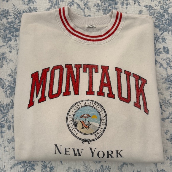 Abercrombie & Fitch Other - Abercrombie & Fitch Oversized Soft Fleece Ringer Crewneck Size L